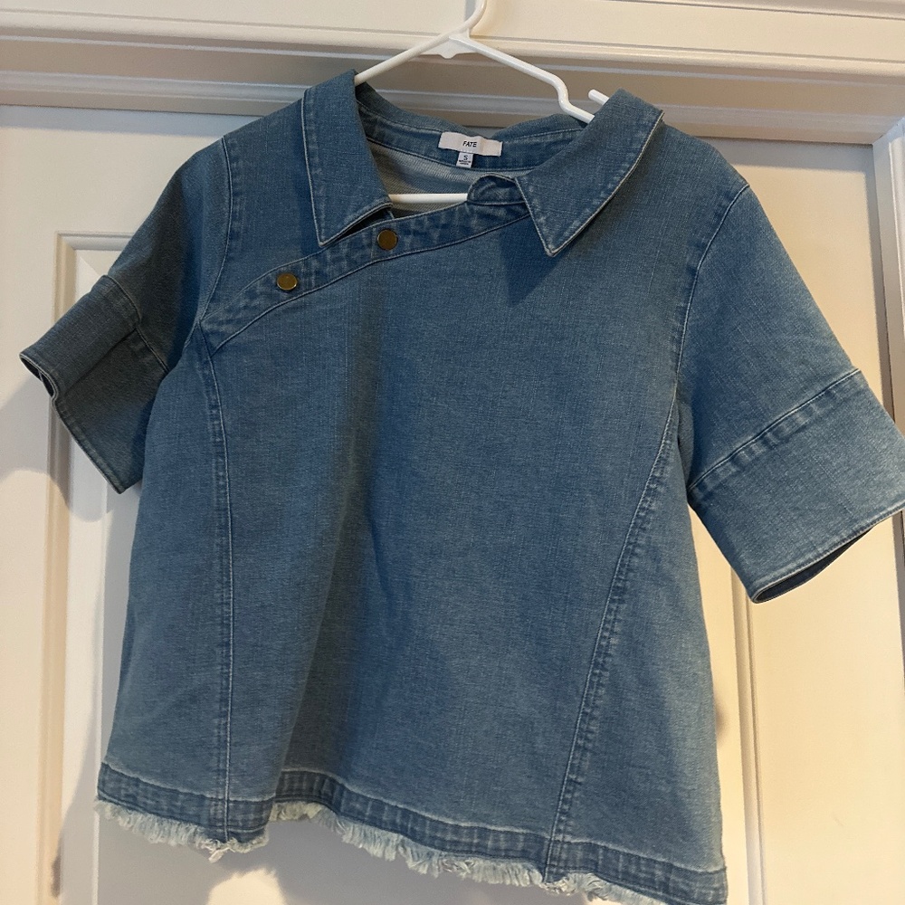 Fate denim top